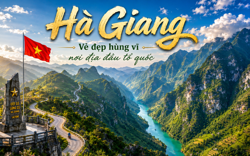 HÀ GIANG 3N2Đ<BR>Vẻ đẹp hùng vĩ nơi địa đầu Tổ Quốc