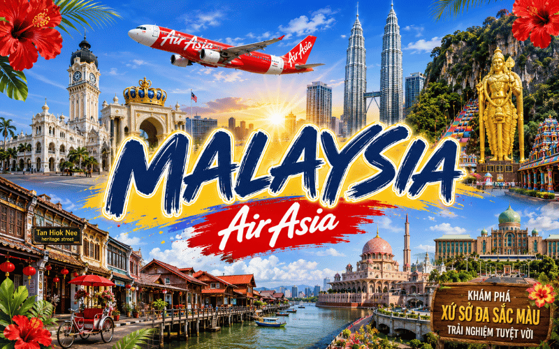 MALAYSIA - SINGAPORE 5N4Đ<br>Bay Vietjet